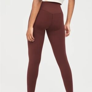 Aerie Chocolate High-Waisted scrunched Leggings